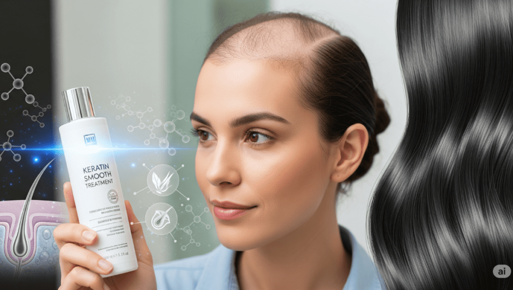 Is Keratin Treatment Good for Hair Loss? Understanding the Science Behind Smooth Hair Solutions - Alloroots Hair Transplant Clinic - India's Best Hair Transplant Services