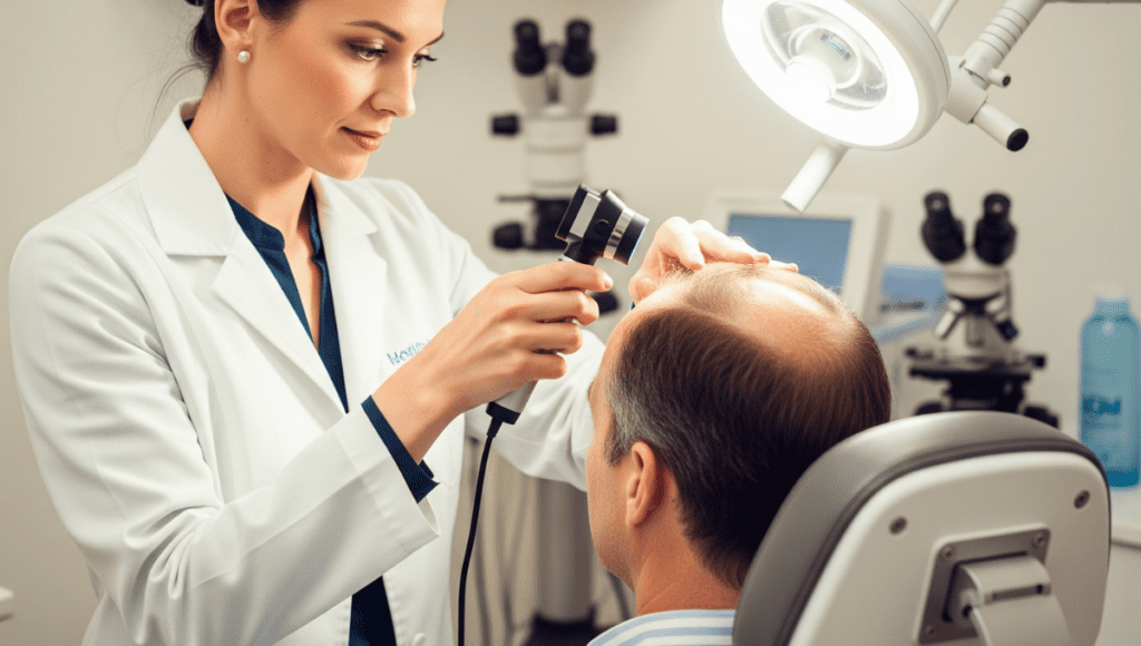 Can a Dermatologist Help with Hair Loss? Your Complete Guide to Expert Hair Restoration 1 Can a Dermatologist Help with Hair Loss? Your Complete Guide to Expert Hair Restoration - Alloroots Hair Transplant Clinic - India's Best Hair Transplant Services