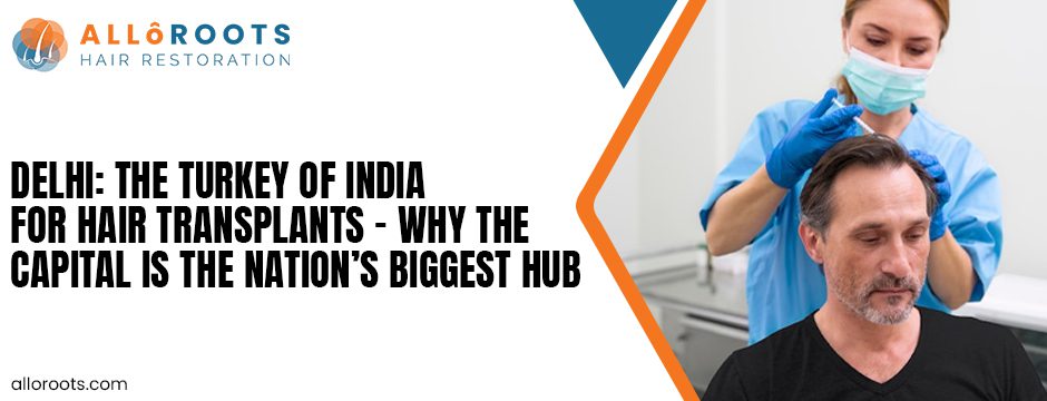 Delhi: The Turkey of India for Hair Transplants – Why the Capital Is the Nation’s Biggest Hub 3 Delhi: The Turkey of India for Hair Transplants – Why the Capital Is the Nation’s Biggest Hub - Alloroots Hair Transplant Clinic - India's Best Hair Transplant Services